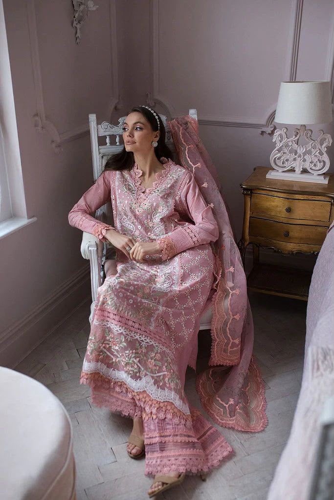 Sibia Nazir 5013 Luxury Summer Collection – Heavy Embroidered Airjet Lawn 3-Piece Suit with Ready-to-Wear Cutwork Dupatta