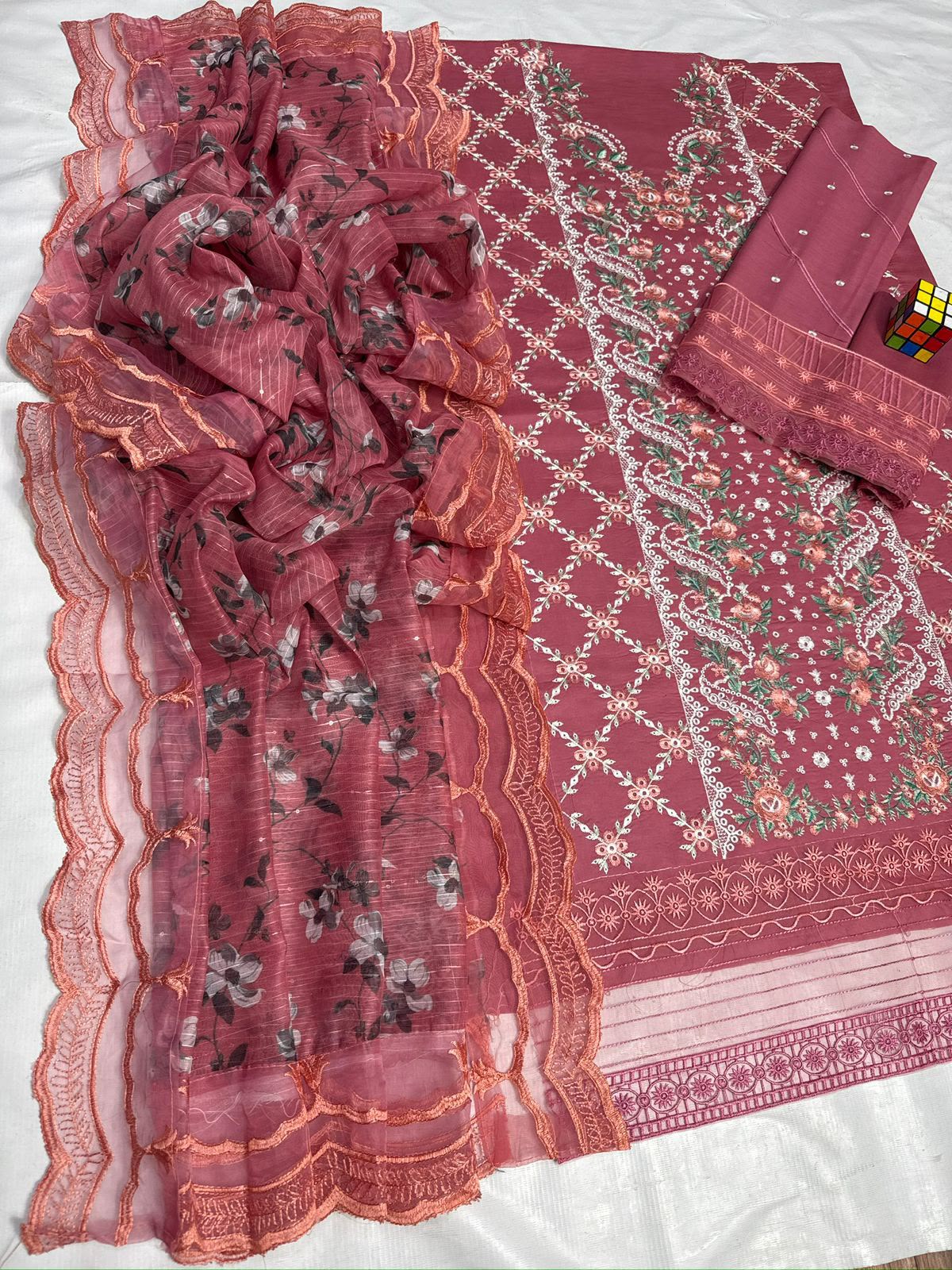 Sibia Nazir 5013 Luxury Summer Collection – Heavy Embroidered Airjet Lawn 3-Piece Suit with Ready-to-Wear Cutwork Dupatta