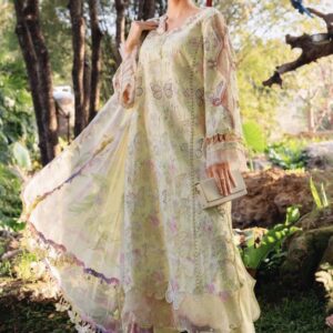 DIGITAL PRINT AIRJET LAWN 90/70 With Ready to Wear  CHIFFON DUPATTA