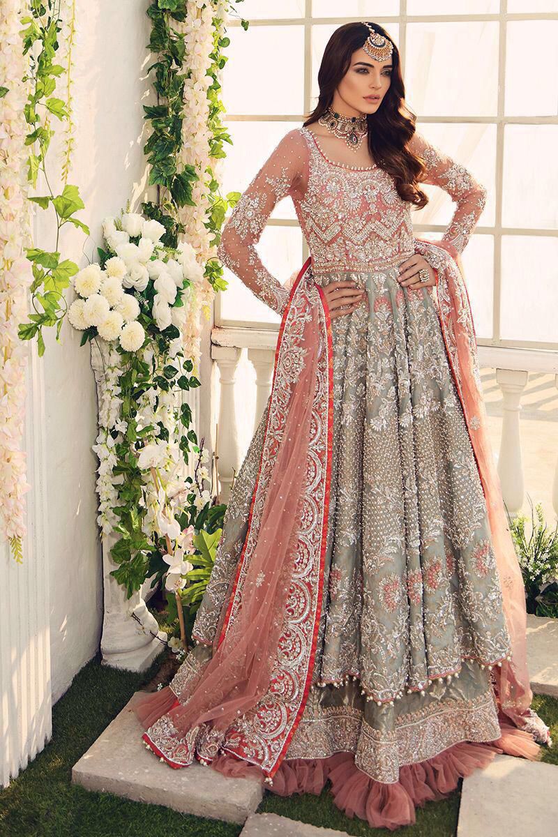Title: Aisha Imran Unstitched Replica Net Embroidered Dress with Handwork & Sequins